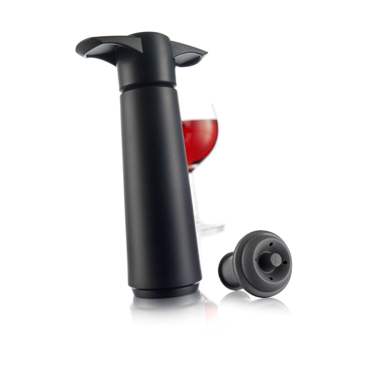 Wine Saver Vakuumpumpe med to stoppere Svart
