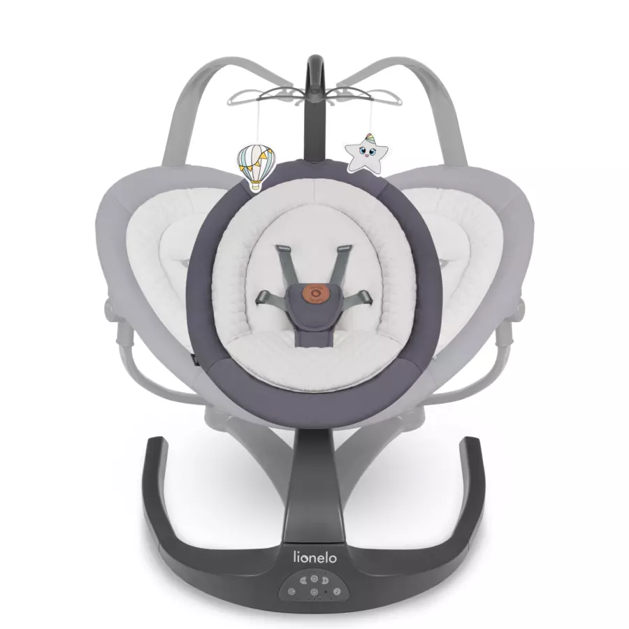 lionelo Babywippe Rina Concrete Grey