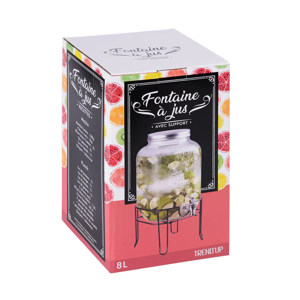 Fontaine à jus avec support 8 l Trend'up