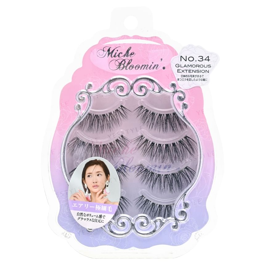 Miche Bloomin' - Wimperverlenging 34 Glamoureuze Verlenging