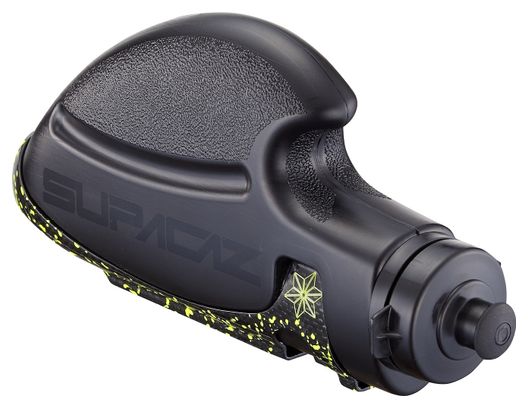 Porte Bidon Supacaz TriFly Carbon Neon Jaune avec Bidon Aéro