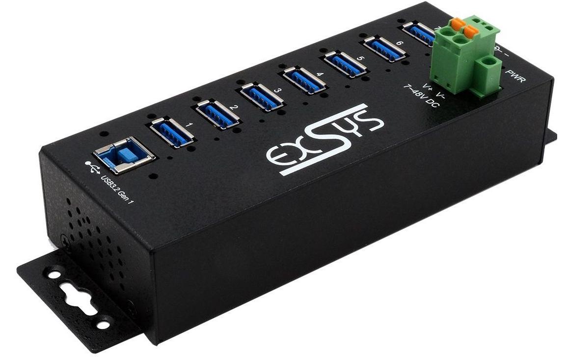 USB-Hub EX-1187HMVS-2<br>Porterweiterung mit sieben USB 3.0 Anschlüssen
