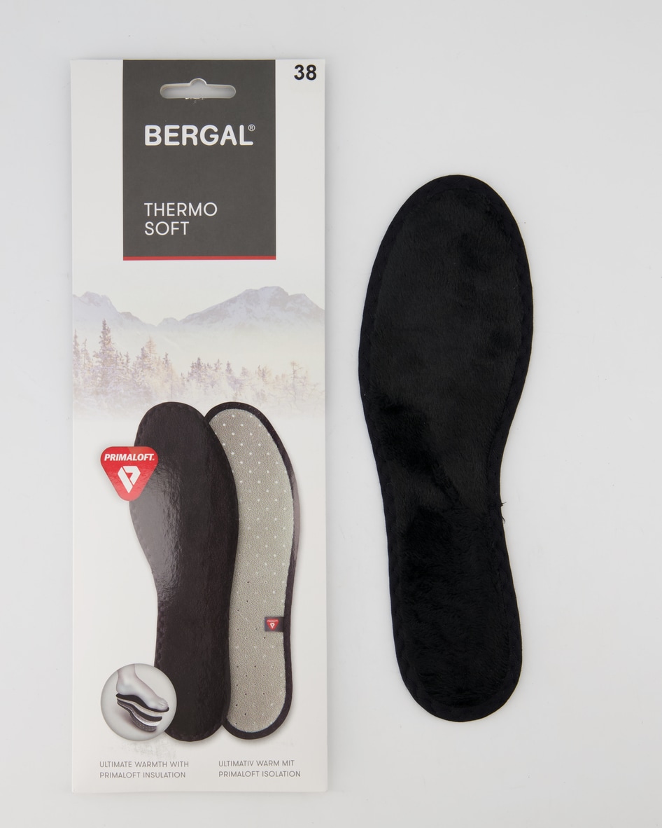 Bergal Thermo Soft Einlegesohlen in Schwarz