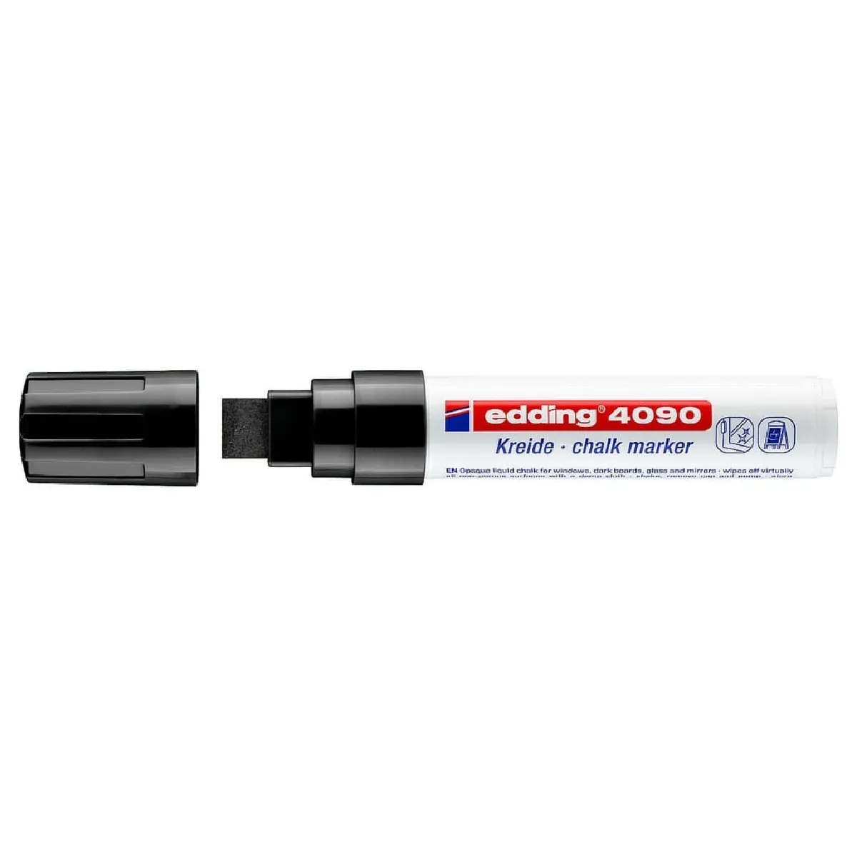 Edding Marqueur à craie 4090 - Noir