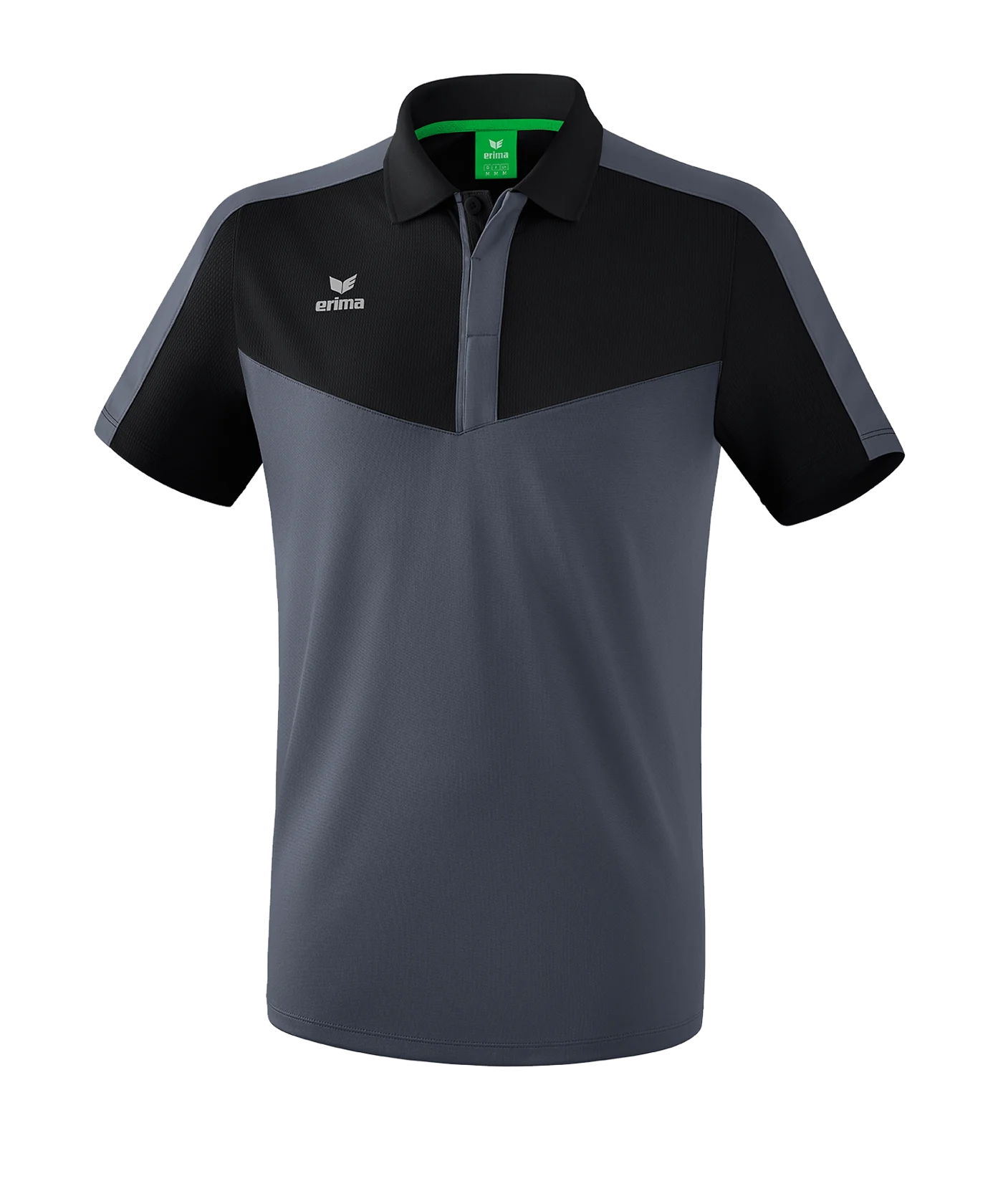 Erima Squad Poloshirt Schwarz Grau