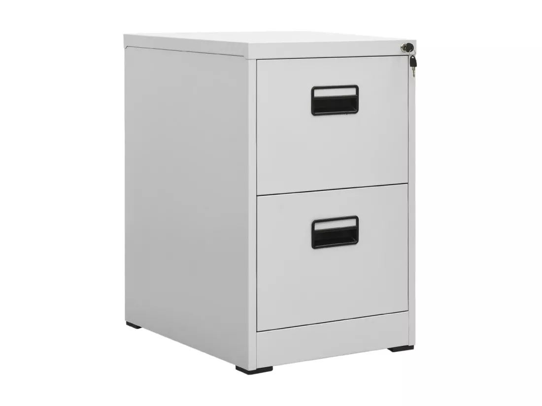 Classeur Gris clair 46x62x72,5 cm Acier