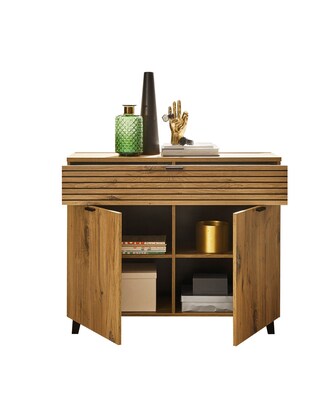Kommode Trattino 111,3x90,6x40cm Flagstaff Oak hell