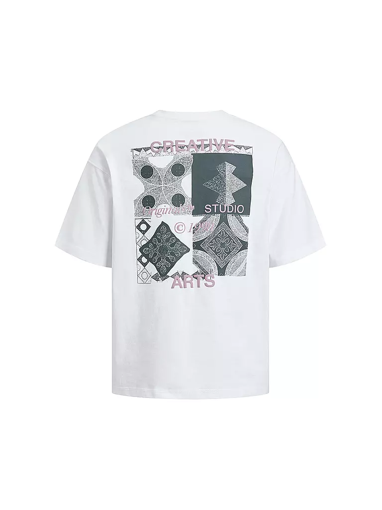 JACK & JONES Jungen T-Shirt  JORNOHO  weiss