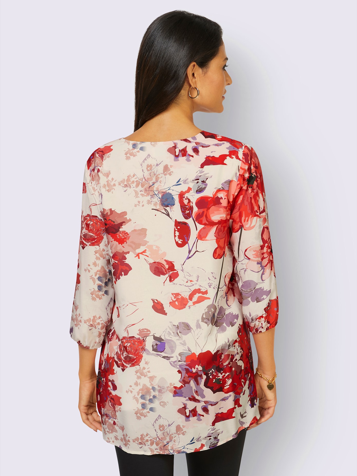 Chemisier long 30% soie