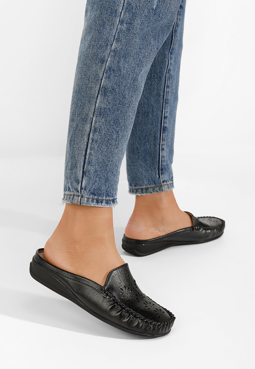 Sabots femme noirs Pianura