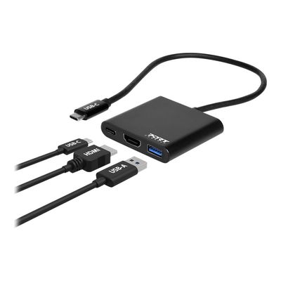 PORT Connect - mini station d'accueil USB-C pour PC et Mac - HDMI, USB 3.0
