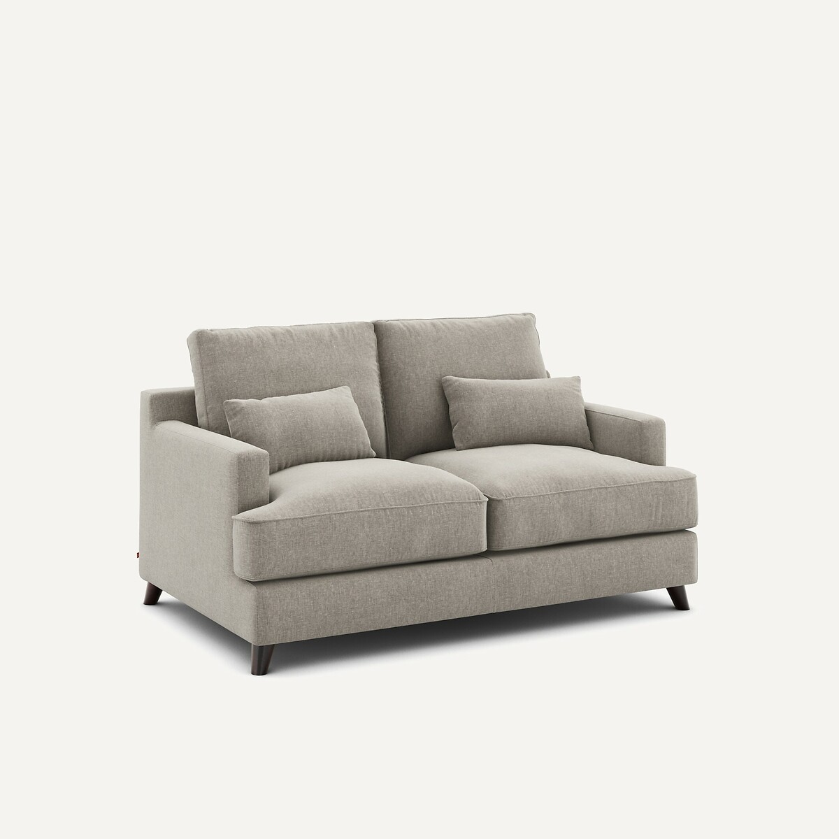 AM.PM<br>Sofá compacto de 2 lugares em veludo chenille, Alwine