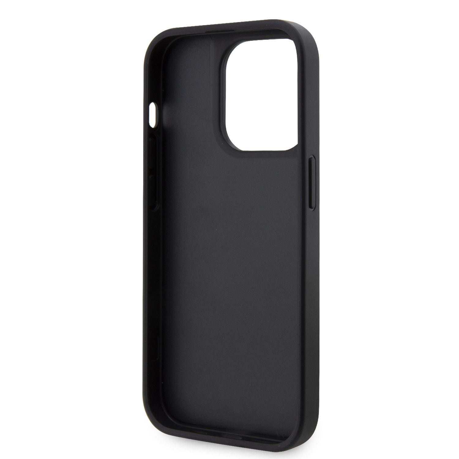 iPhone 14 Pro Hybrid Hardcase Hülle Rhinestone Triangle (GUHCP14LHDGTPK) - Schwarz