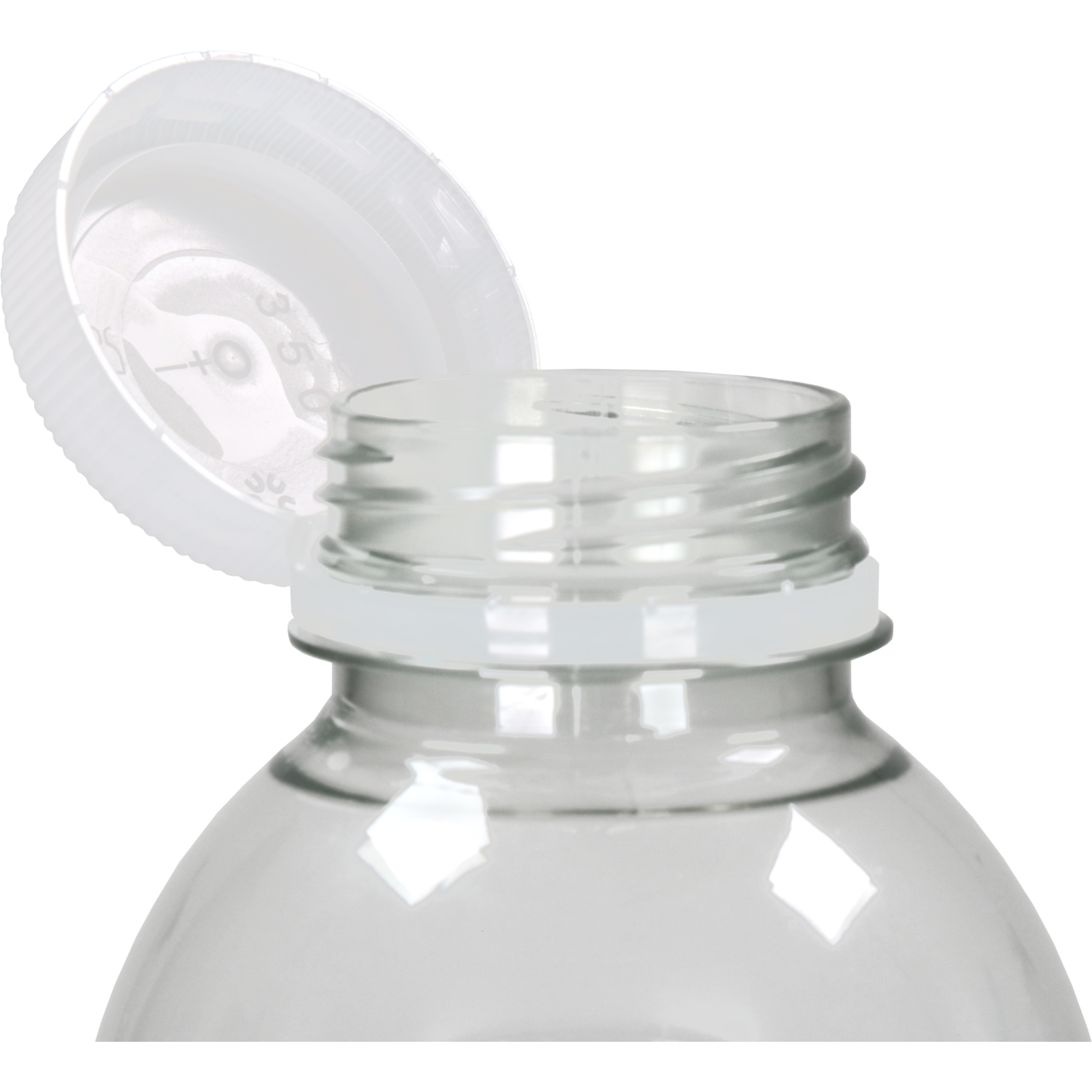 Dop, HDPE, transparant