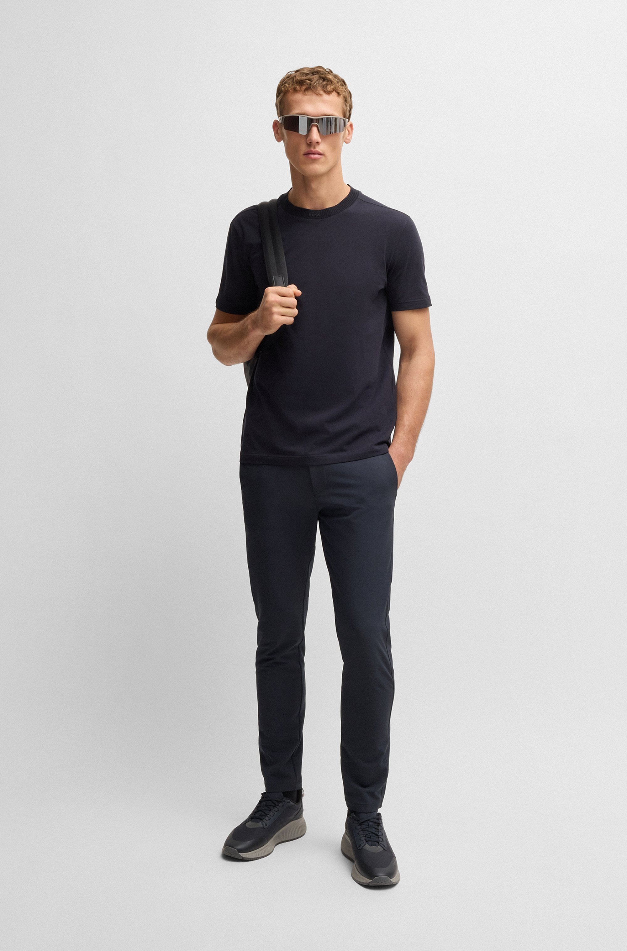 BOSS GREEN Stretch-Hose »T Commuter-Slim«  in schmaler Passform