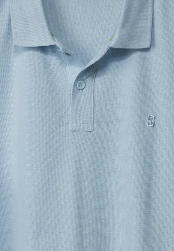 Piquée Poloshirt - ice blue