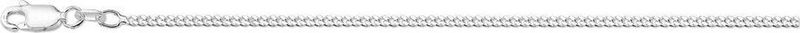 Collier - Gourmette - Zilver - 4-zijdes Geslepen - 2,1 mm