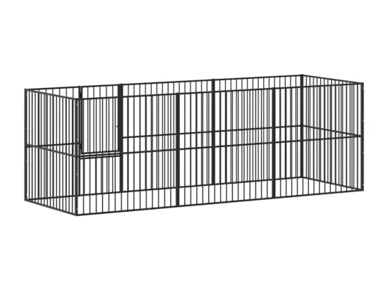 Parc pour chien 8 noire 300 x 100 x 100 cm 02_0043652