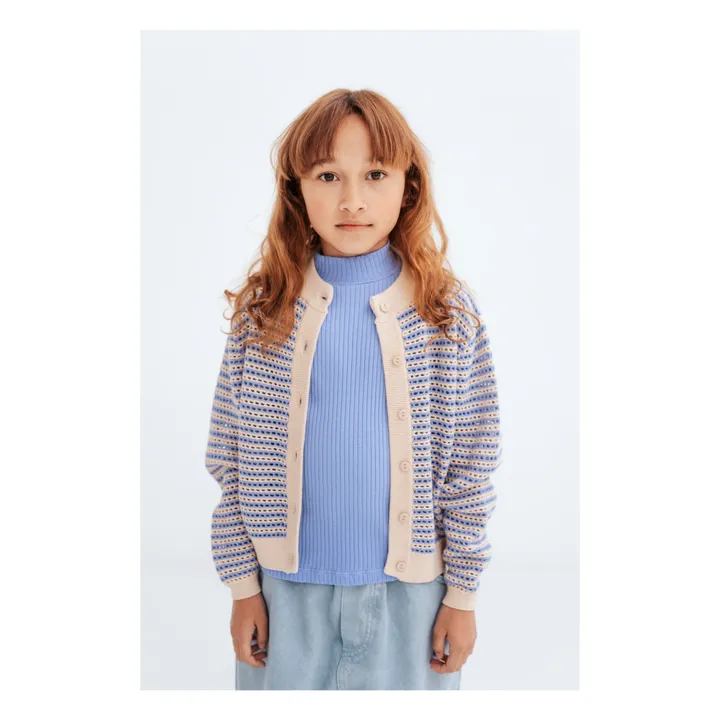 Repose AMS T-Shirt Coton Bio Côtelé | Lavande