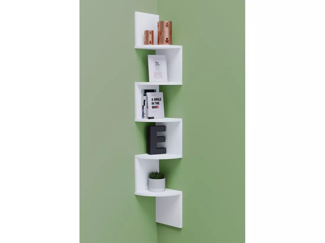 Étagère murale en bois Deko Étagère d'angle Mintis