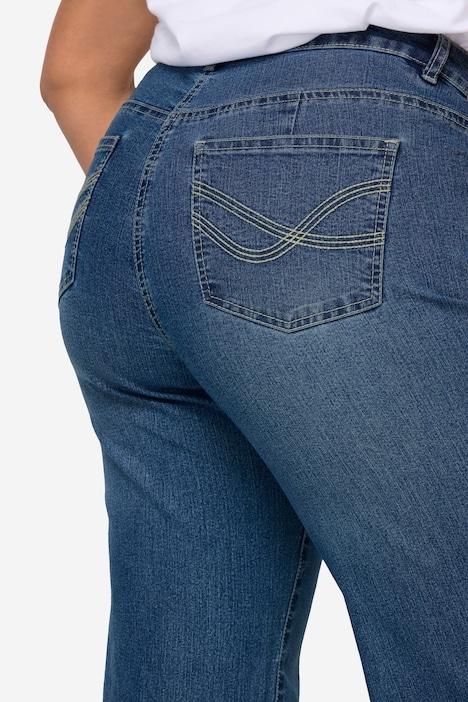 Jeans Nora, weit und gerade, Stretchkomfort, 4-Pocket