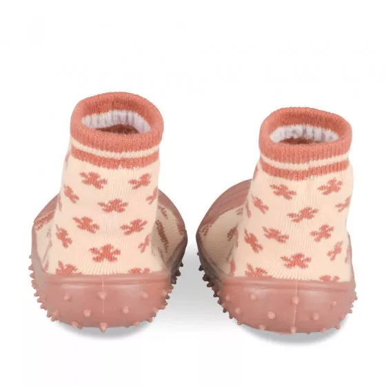 Chaussons chaussettes BEIGE NINI & GIRLS