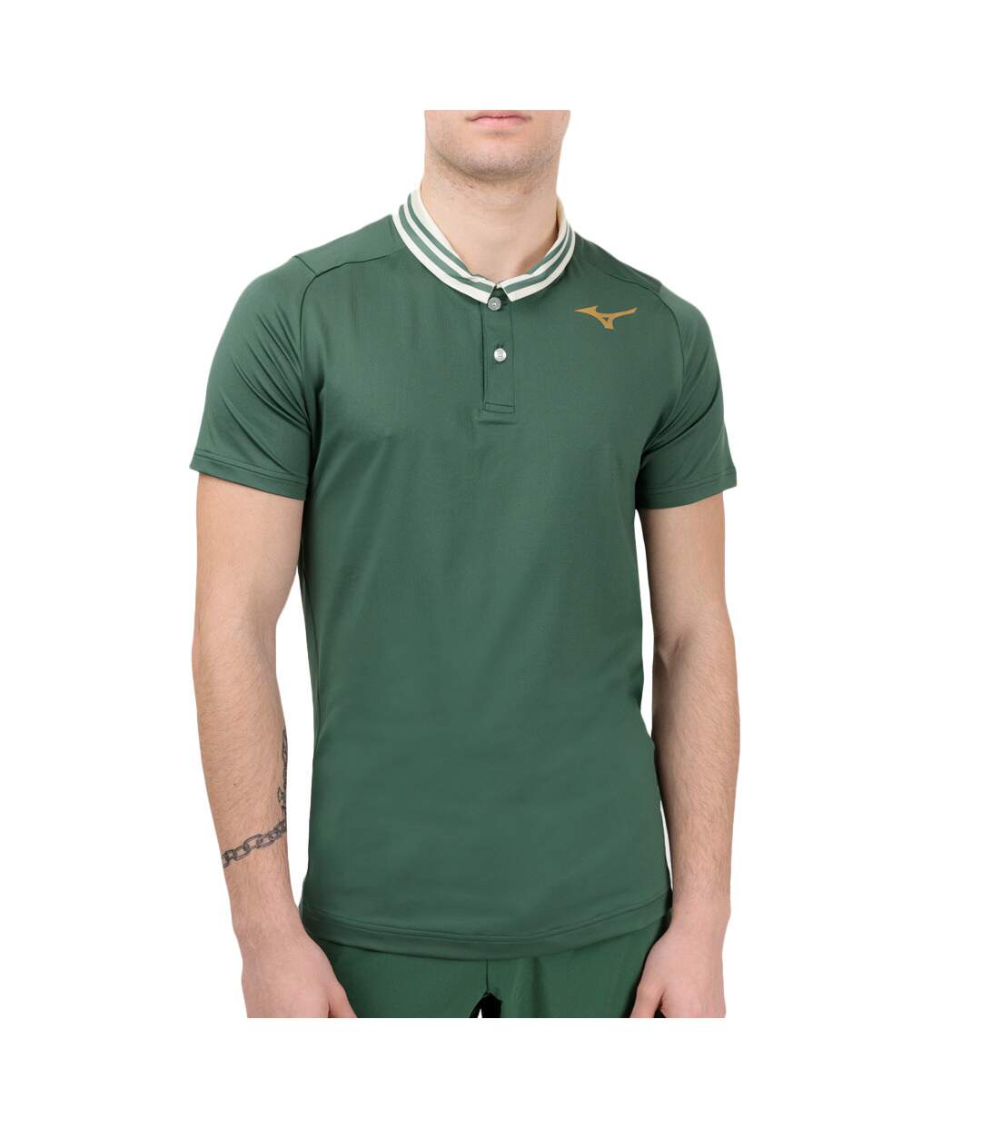 Polo de Tennis Vert Homme Mizuno Shadow