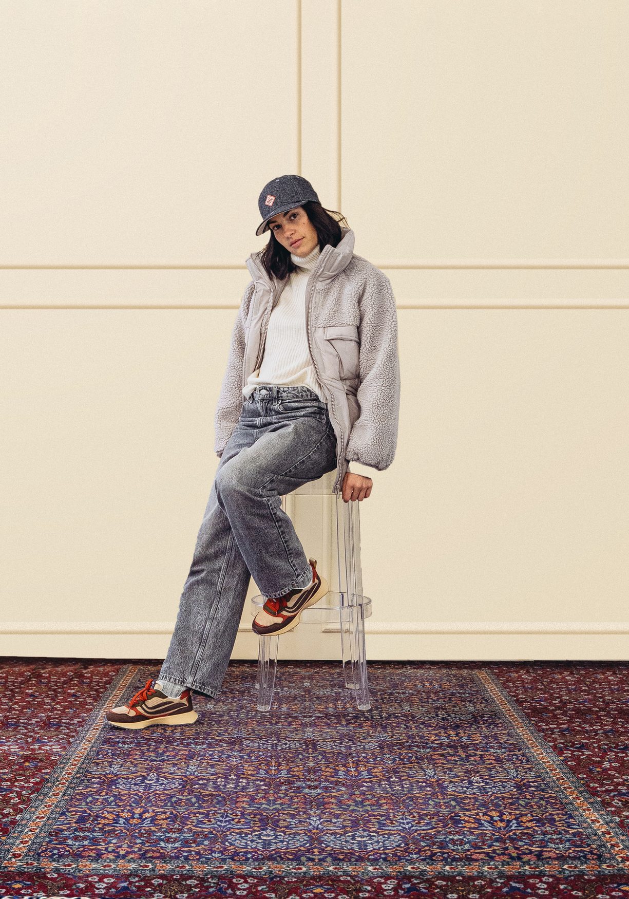 Genesis Sneaker G-Marathon Multi Mesh Hairy Moss/Almond/Terracotta