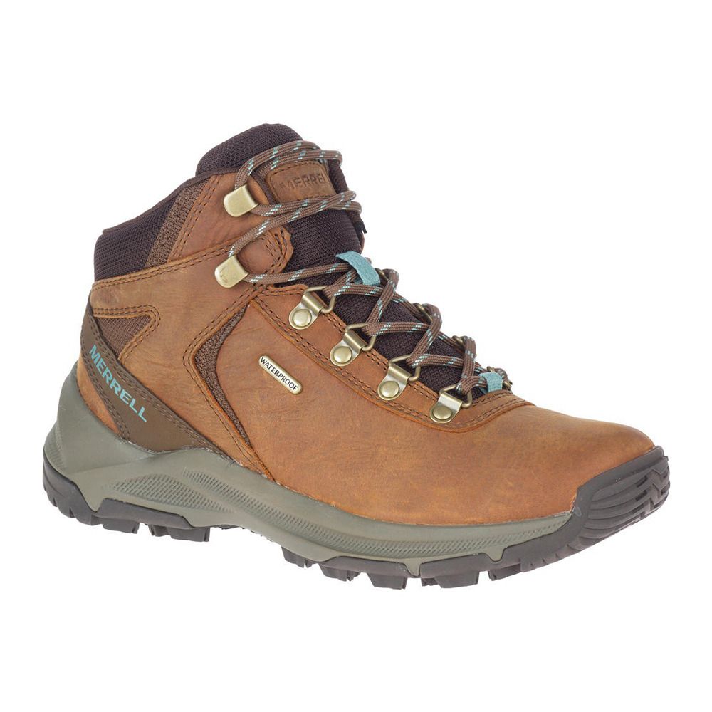 Merrell ERIE MID LTR WP - Chaussures de randonné Femme toffee