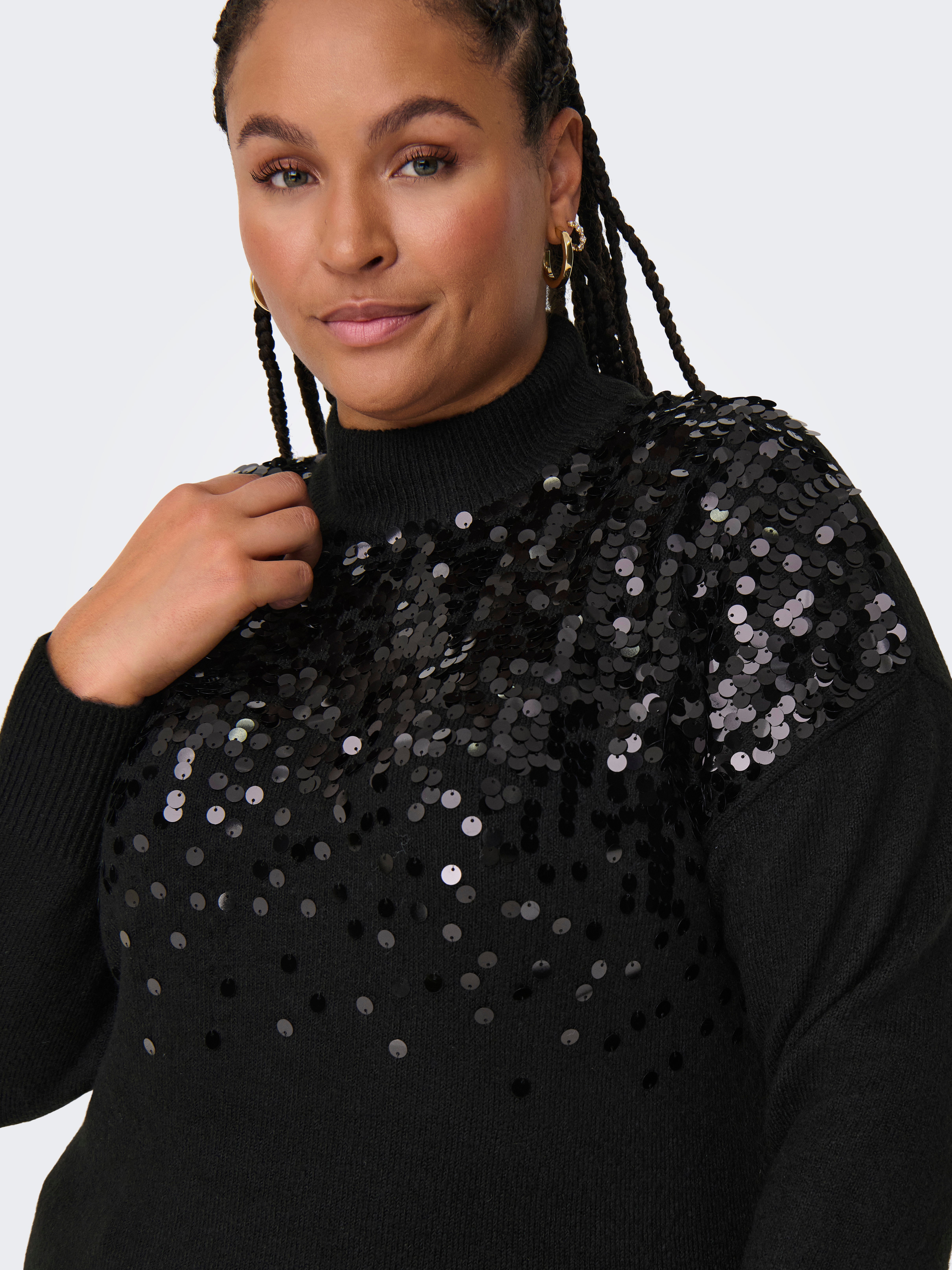 CARALBA Strickpullover Black