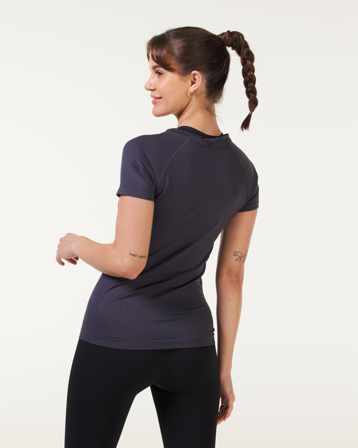 LEVITY Essential Seamless T-Shirt Grey Iron