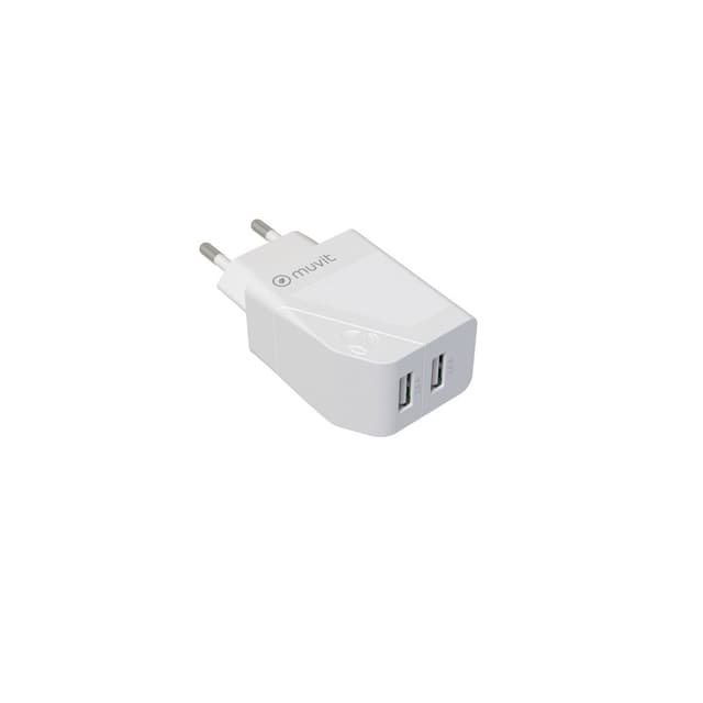 Muvit 2 x USB Lader Miljøvenlig
