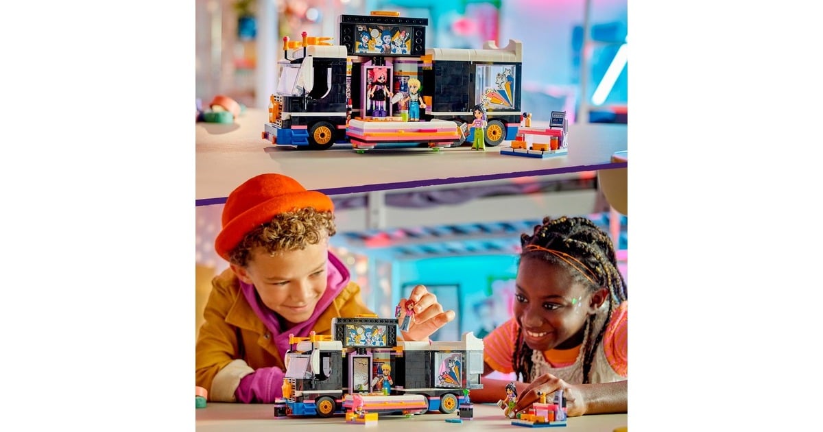 LEGOFriends - Toerbus van popster Constructiespeelgoed  (42619)