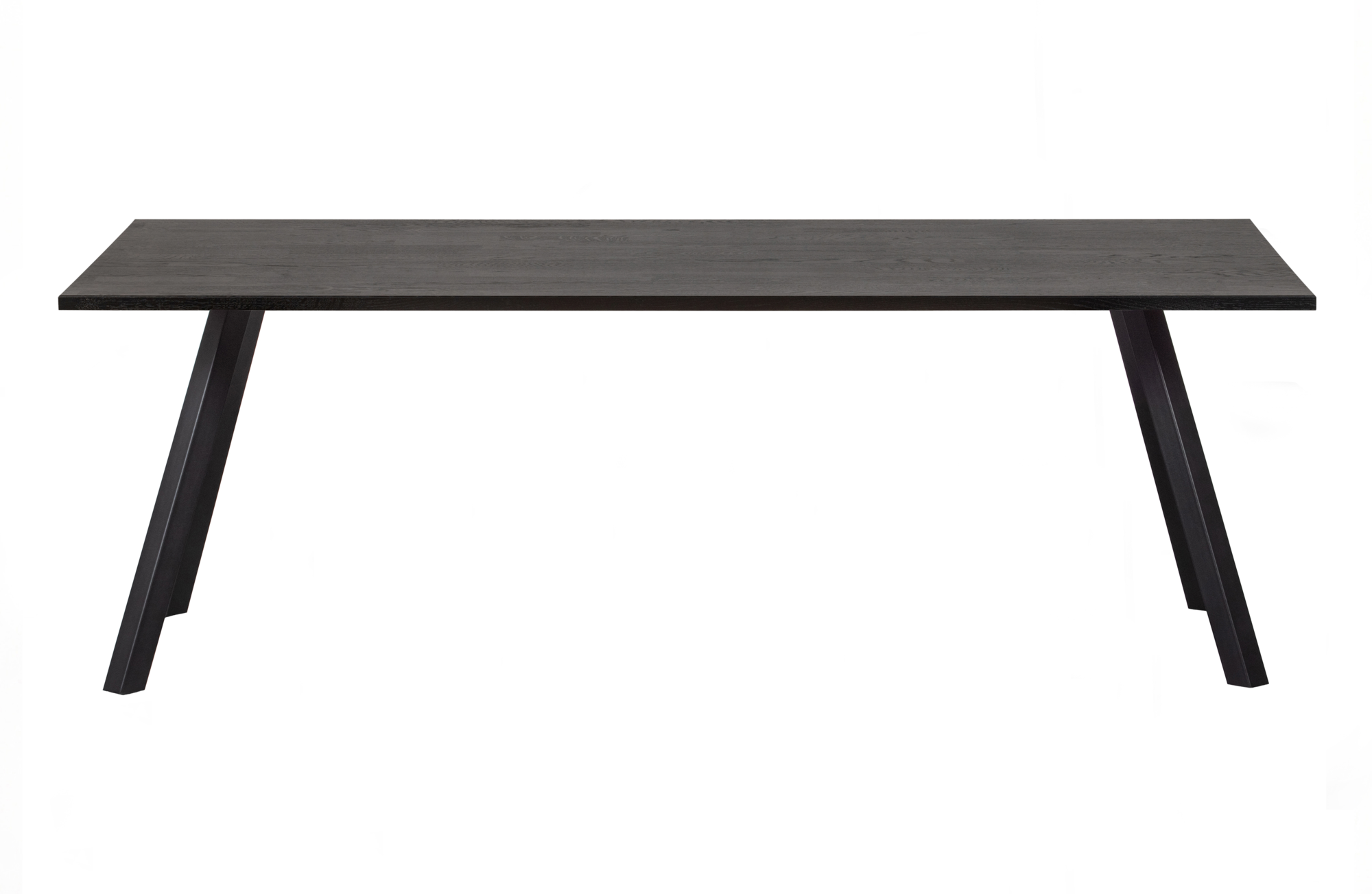WOOOD tafel Tablo eiken blacknight & 2-stand Poot Tablo Tafel Eiken Blacknight 200x90 & 2-stand Poot