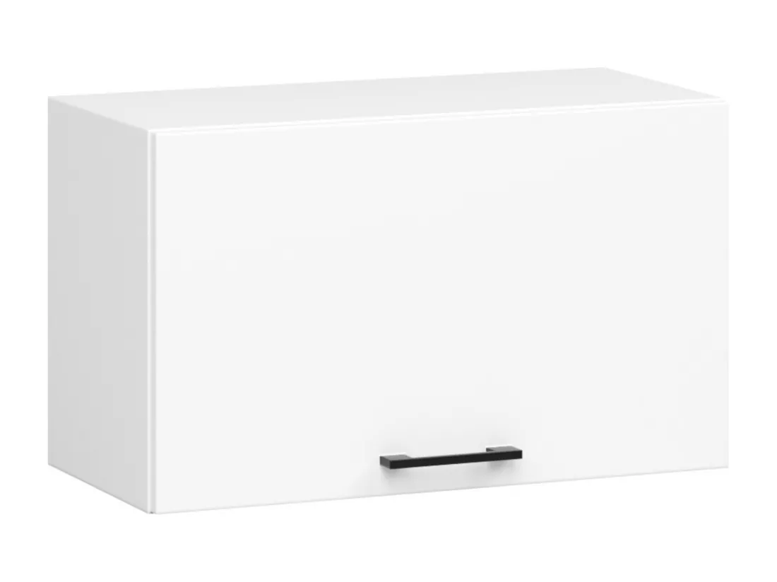 Ensemble De Cuisine AKORD OLIWIA 2.4m Blanc 240 cm 11 portes 1 tiroir façade Béton 240x46x203 cm