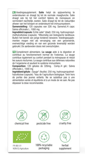 Purasana Salie Capsules 120VCP