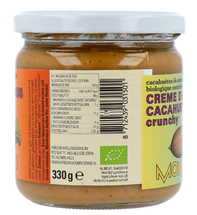 Monki Pindakaas Crunchy 330GR