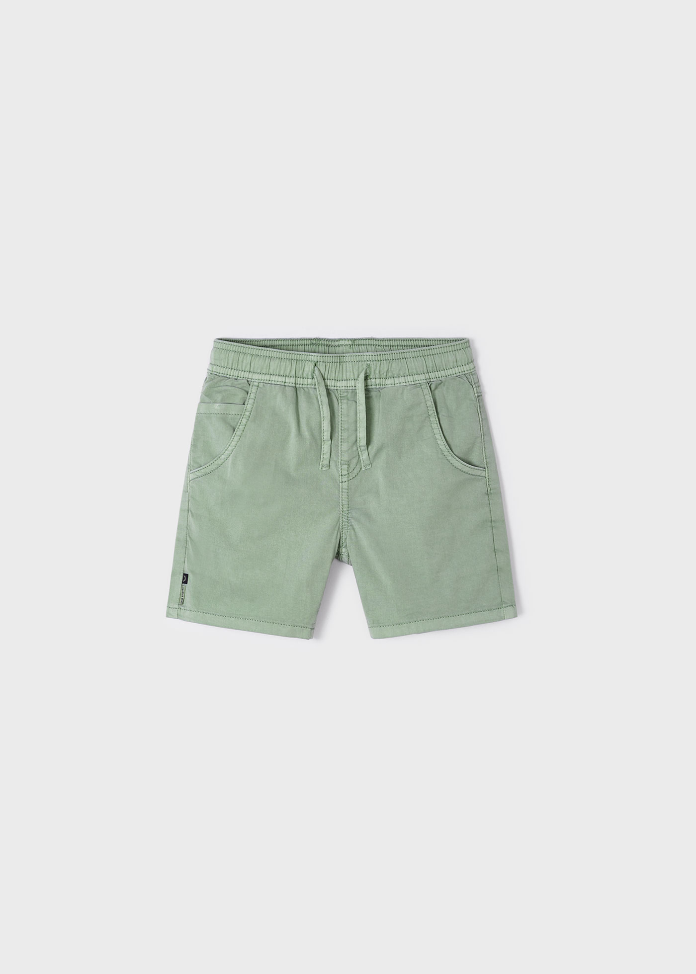 Bermuda infantil Better Cotton, cor azul marinho.