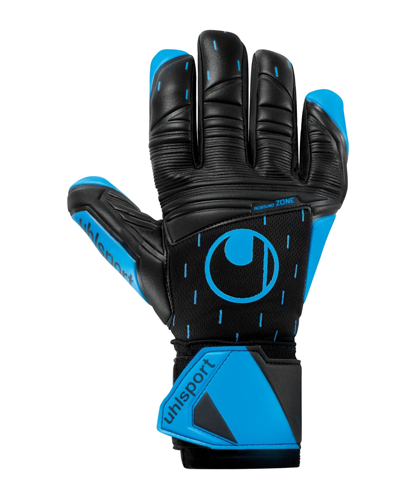 uhlsport Classic Soft HN Comp Torwarthandschuhe Schwarz Blau F01