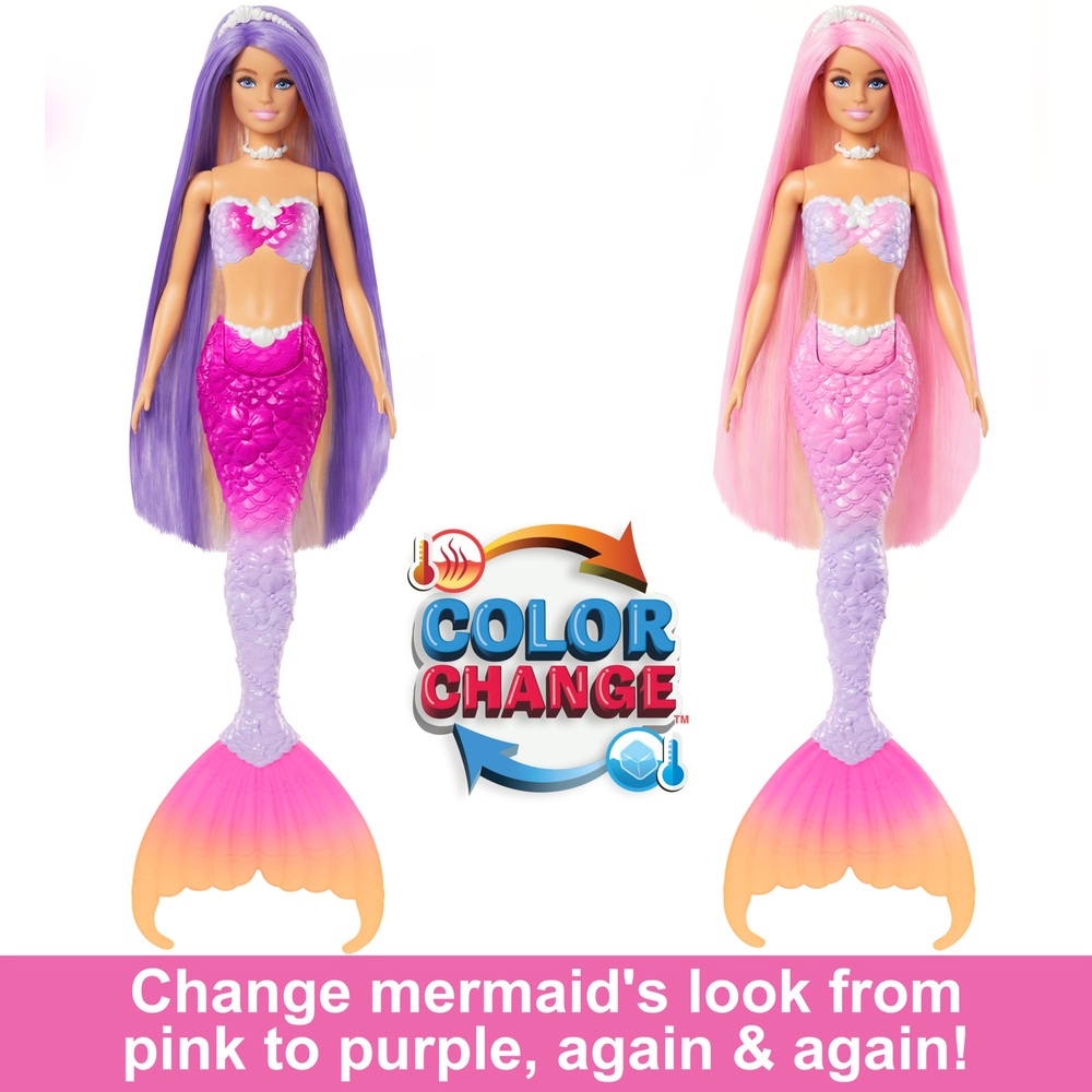 Barbie Meerjungfrauen-Puppe mit Farbwechselmechanismus