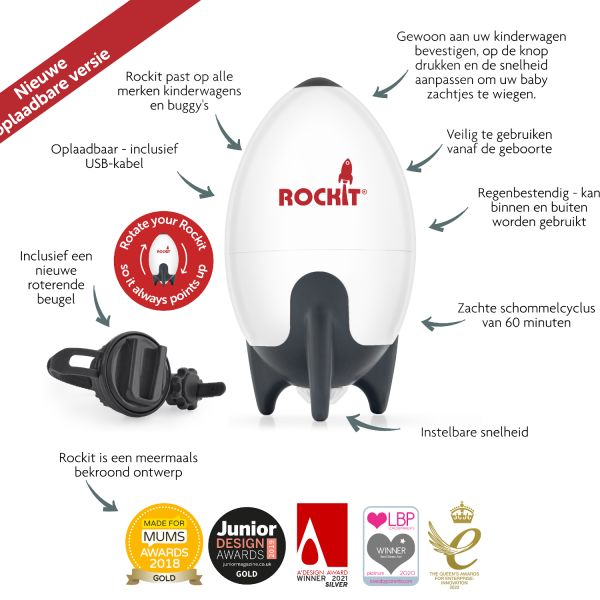 Rockit Baby Rocker Oplaadbaar