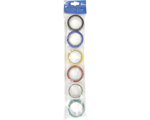 Universele plakband rolset 6 stuks