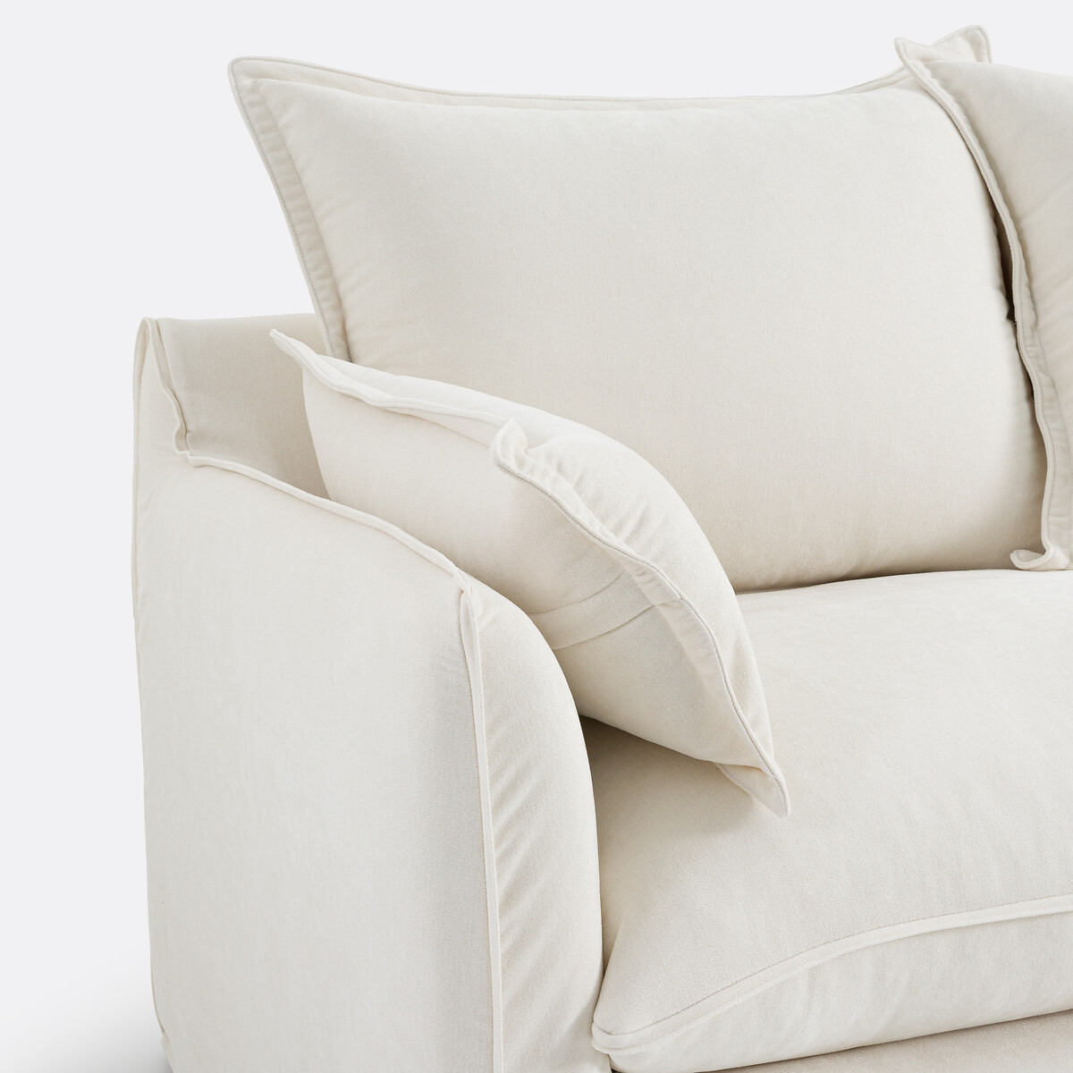 LA REDOUTE INTERIEURS<br>Sleapbank H14 cm, mistura de poliéster, Odna