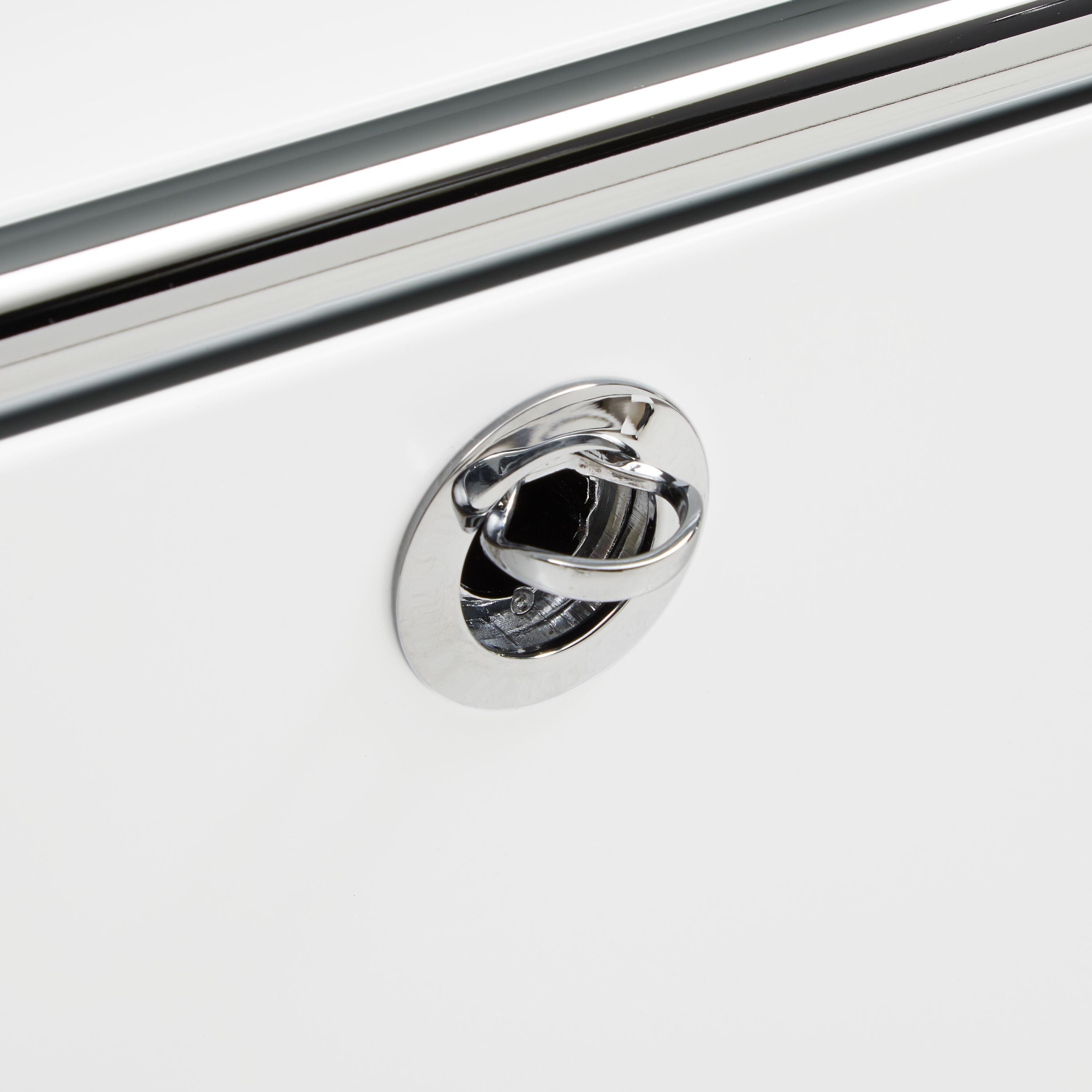 FLEXCUBE Highboard - Weiss / B: 152.0 cm x T: 40.0 cm x H: 138.0 cm