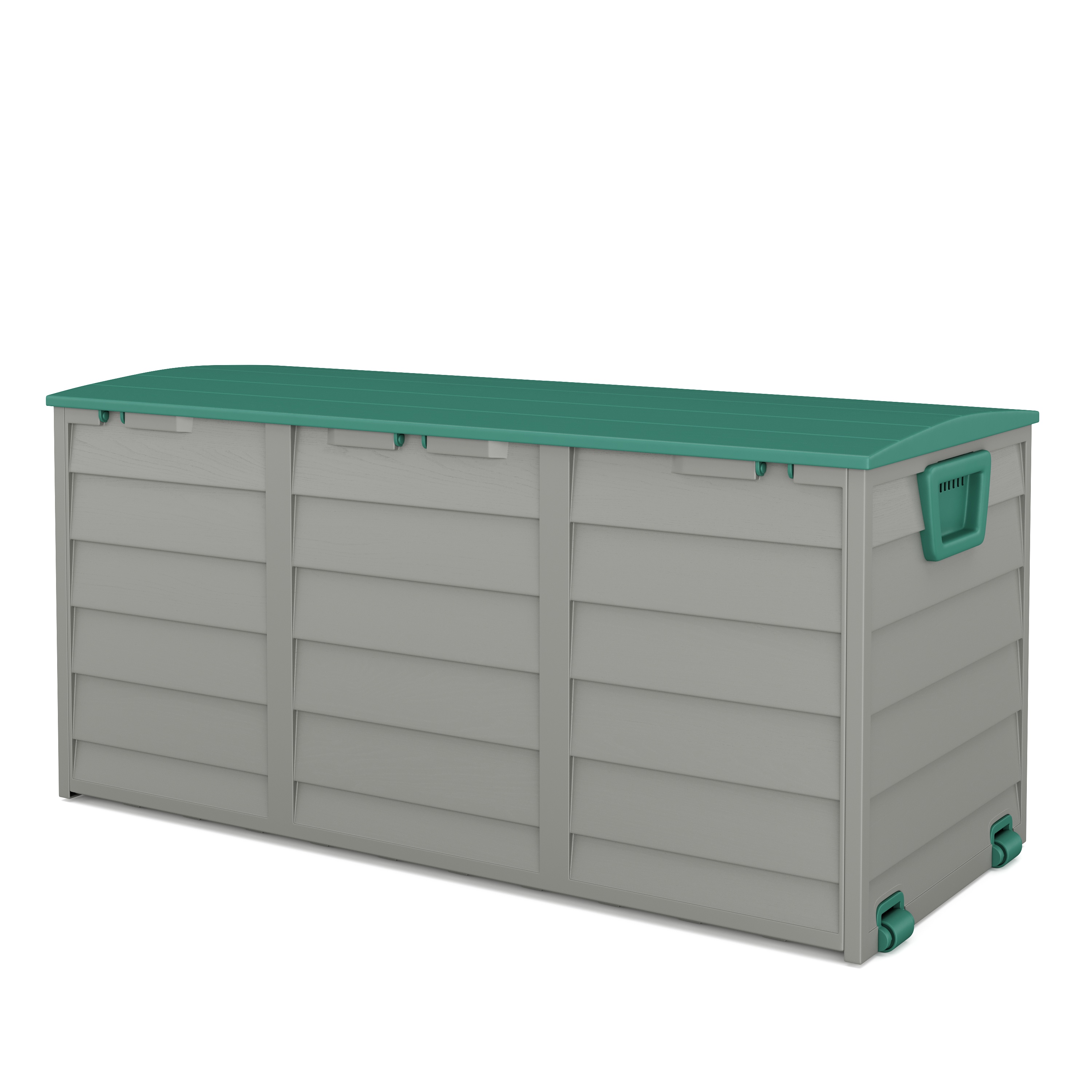 Kissenbox Gartenbox grün/grau