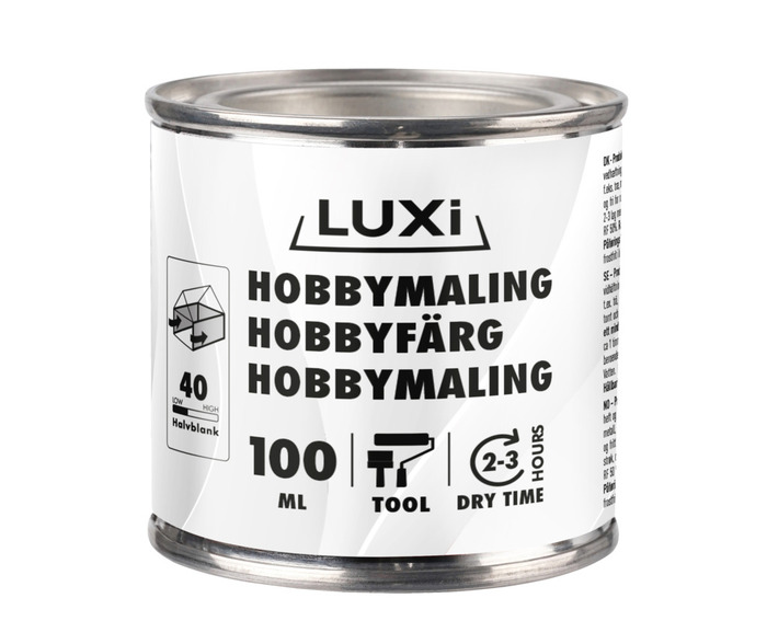Hobbymaling guld 100 ml - Luxi