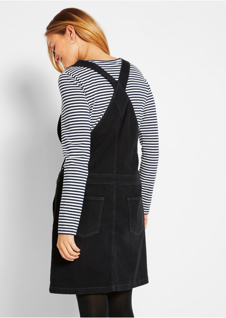 Robe en jean style salopette, super-soft