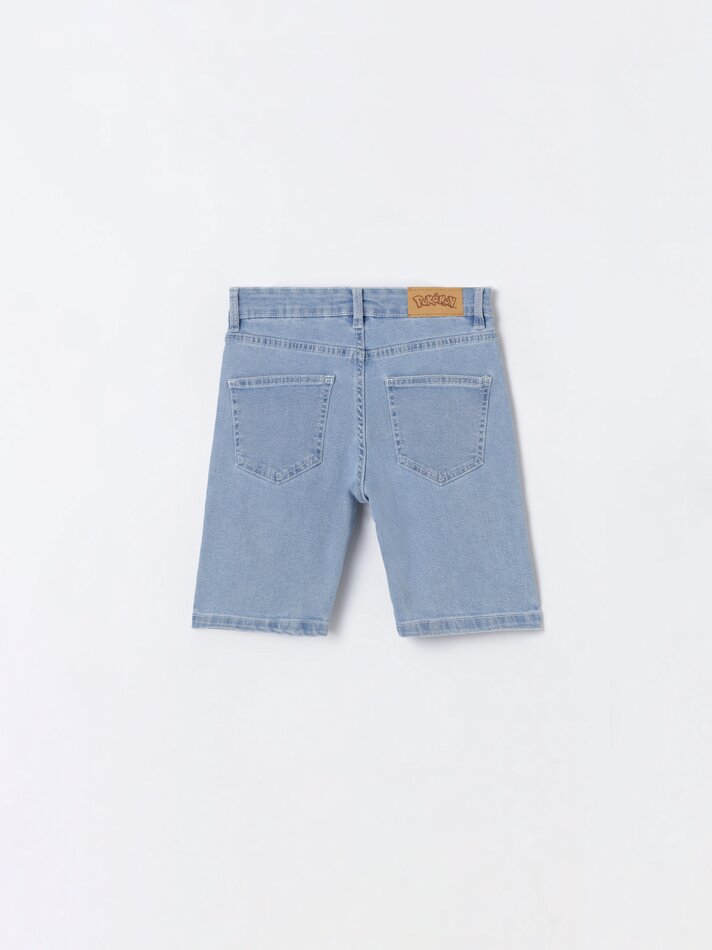 Bermuda jeans Pikachu Pokémon™ - Indigo