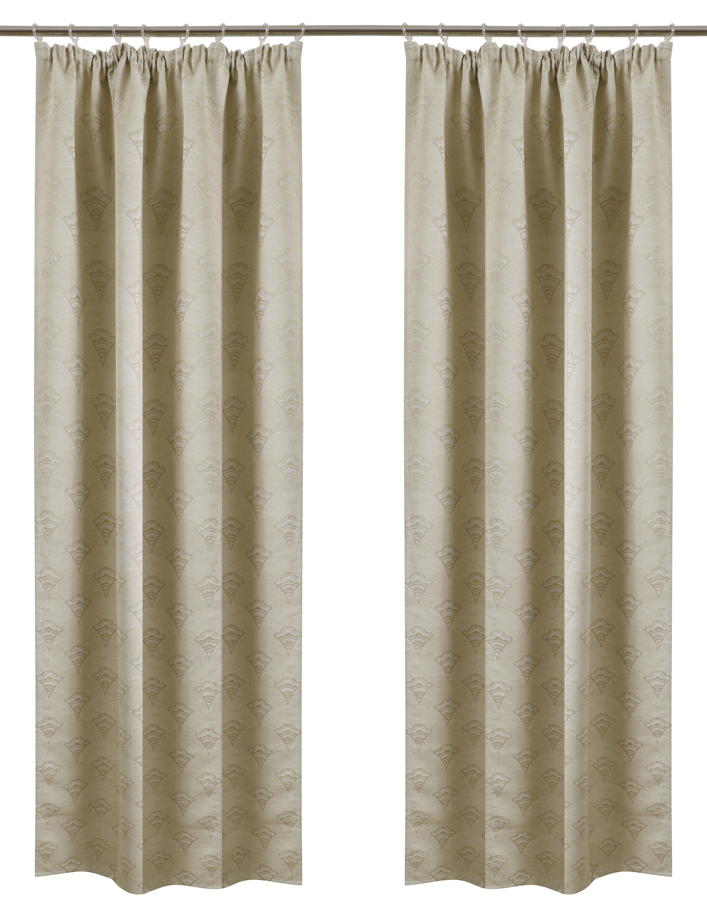 Bruno Banani Verdunkelungsvorhang »Alessio« Kräuselband 1 Stk. tlg. Elegantes Muster, Jacquard, verdunkelnder Vorhang, blickdicht ,modern