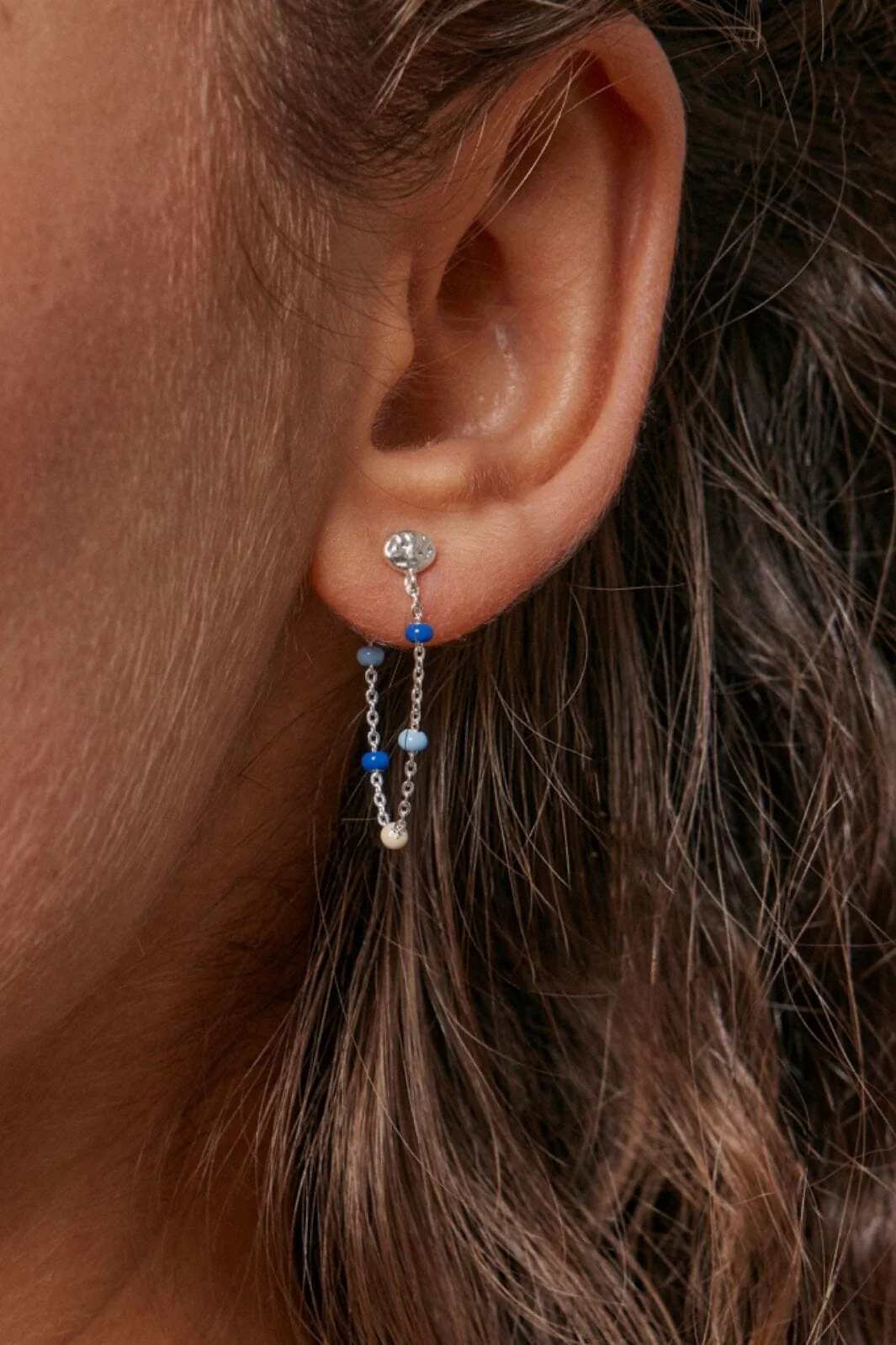 Enamel Copenhagen Earring, Lola Silver